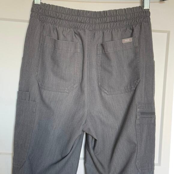 FIGS High Waisted Yola Skinny Scrub Pant Womens Small Dark Grey - Picture 5 of 9
